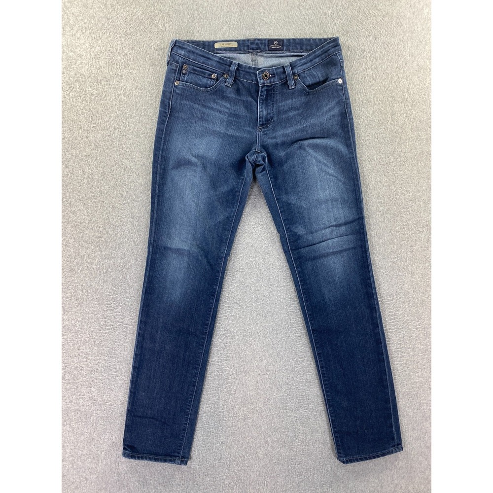 Adriano Goldschmied The Stilt Cigarette Leg Blue Denim Jeans Size 28x28.5 Preppy